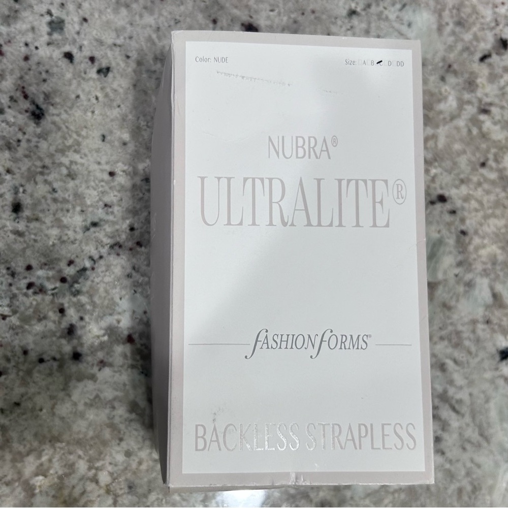 Fashion Forms NuBra Ultralite Backless Strapless Bra Size C Nordstrom Return